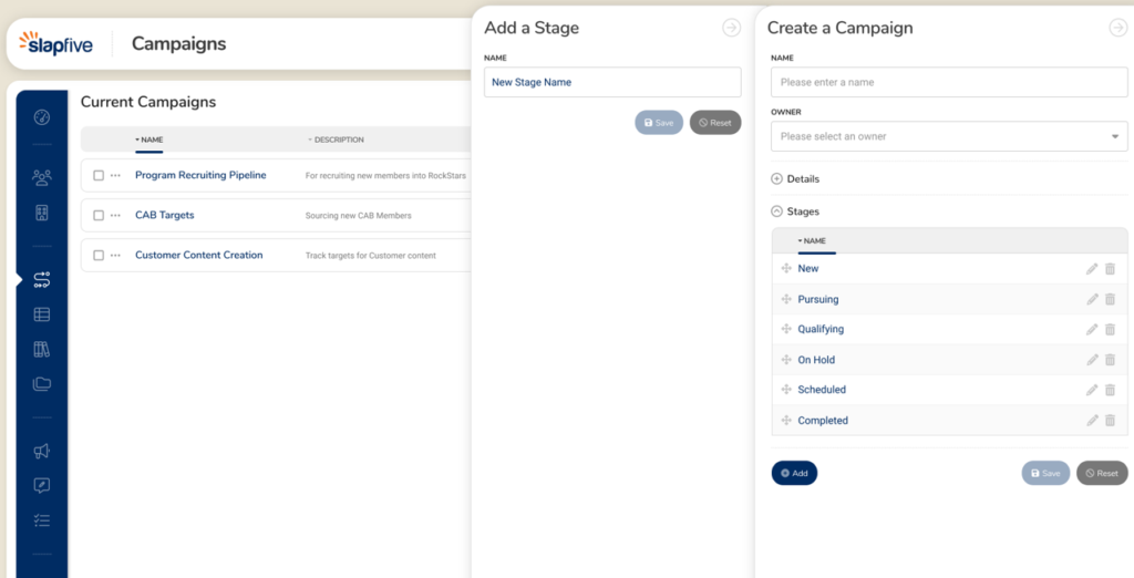 Create a Campaign for any program or workflow Image