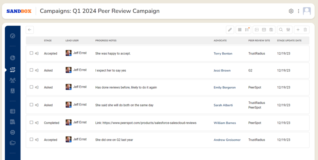 Spin up a Peer Review Campaign Image